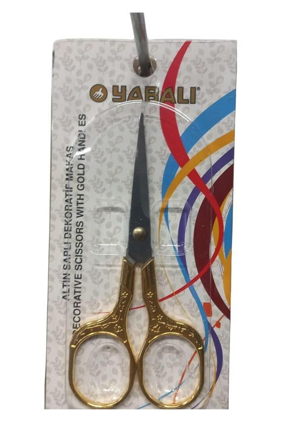 Asil Acar Home Nakış Makası Altın Saplı Dekoratif Makas Model 1 - Image 1