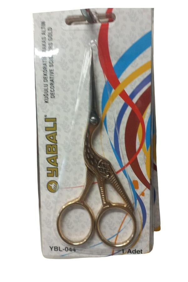 Asil Acar Home Nakış Makası Kuğulu Dekoratif Makas Altın Ybl-044 Model 10 - Image 1