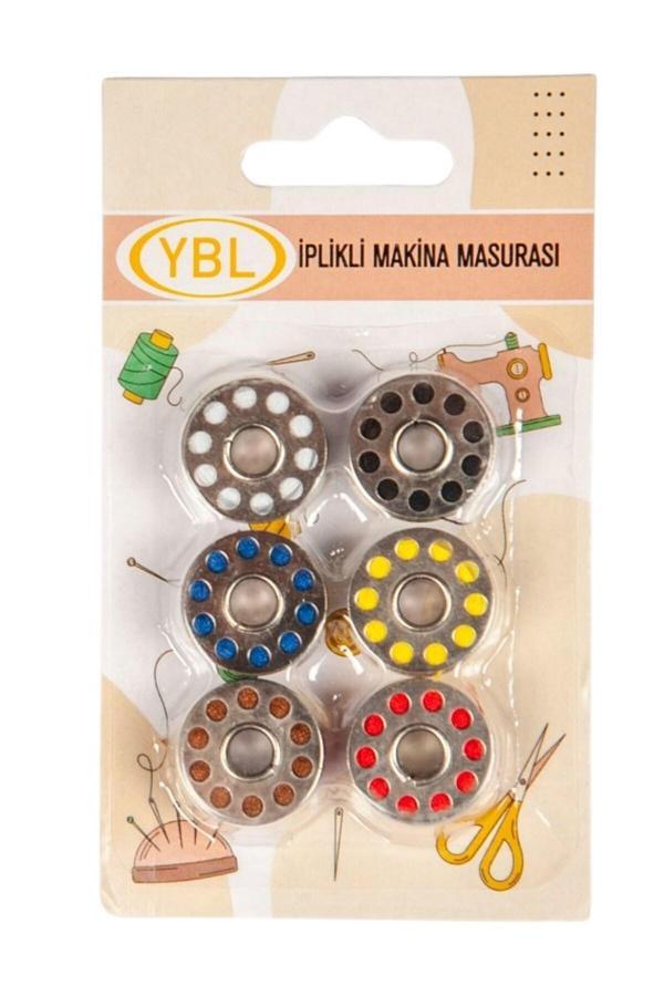 Asil Acar Home Makine Masurası İplikli Renkli 6'Lı - Image 1