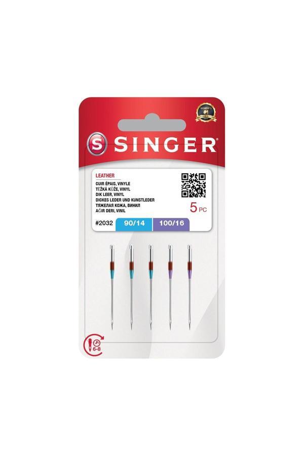 Asil Acar Home Deri İğnesi Karışık (5'Li Blister)(3X14, 2X16 No.) - Image 1