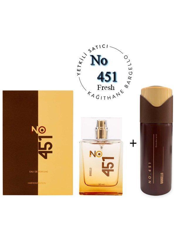 No: 451 + No: 451 Deodorant Unısex 50 Edp Fresh - Mnmsno451deo - Image 1