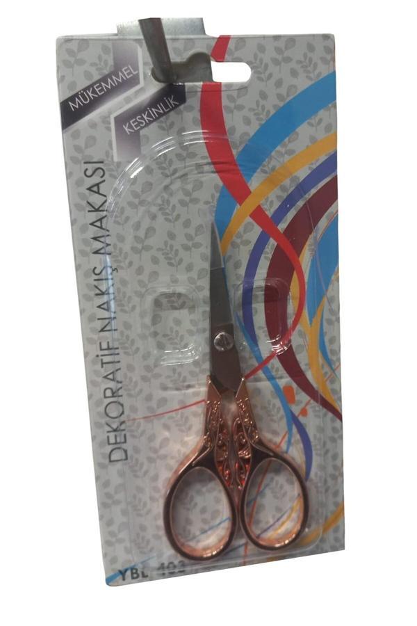 Asil Acar Home Nakış Makası Dekoratif Bakır Ybl-403 Model 15 - Image 1