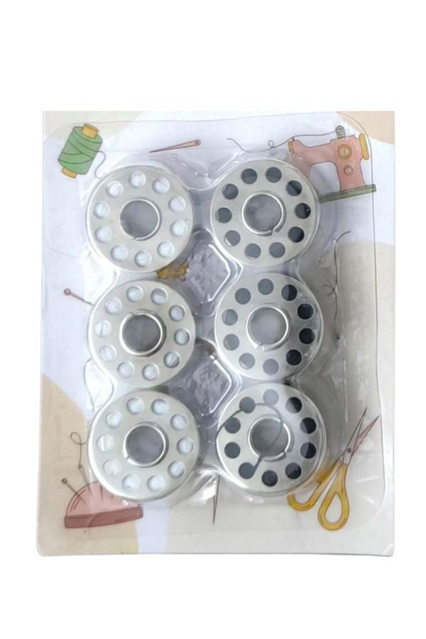 Asil Acar Home Masura İpli 6'Lı Metal Siyah-Beyaz - Image 1