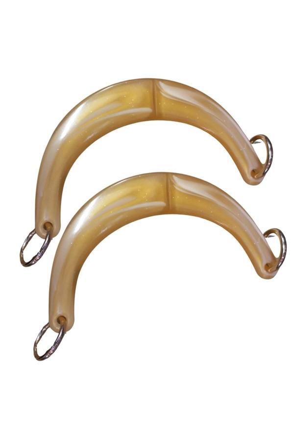 Asil Acar Home Çanta Sapı Ay Model Bal Rengi 17 Cm - Image 1