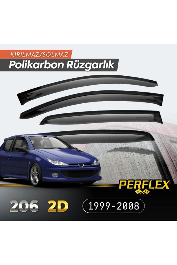 Asil Acar Home Peugeot 206 2D (Tek Kapı) 1999-2008 Cam Rüzgarlığı V2 Düz - Image 1