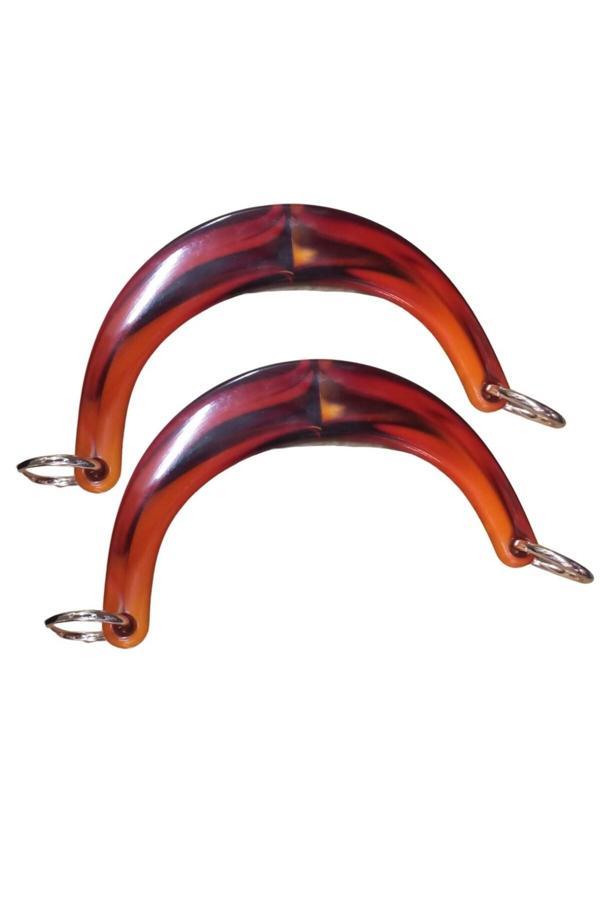 Asil Acar Home Çanta Sapı Ay Model Kahverengi 17 Cm - Image 1