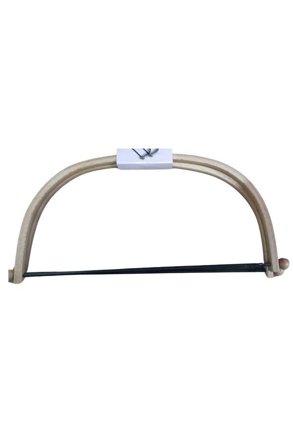 Asil Acar Home Tahta Çanta Sapı 25 Cm - Image 1