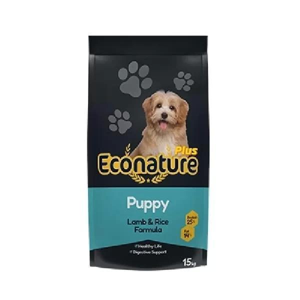 Econature Plus Puppy Kuzu Etli ve Pirinçli Yavru Köpek Maması 15 Kg - Image 1
