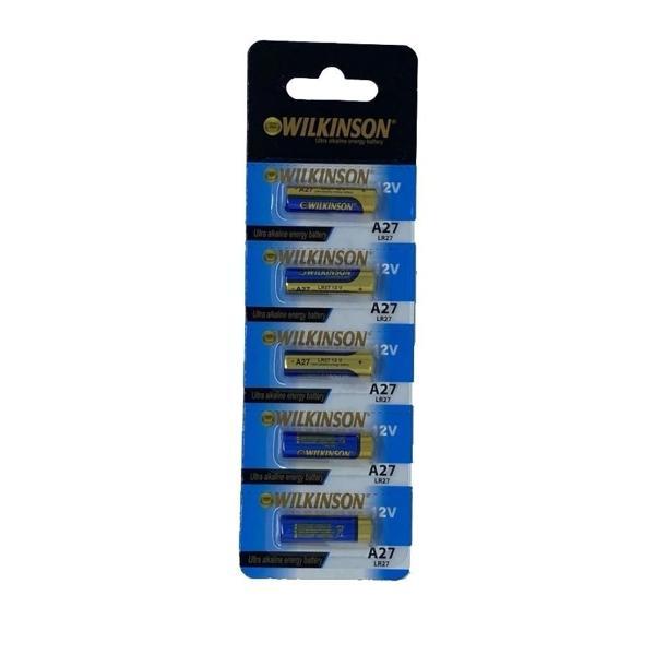 Wilkinson 27a Mn27 12v Alkalin Pil Kepenk Anahtar Pili Beşli Paket - Image 1