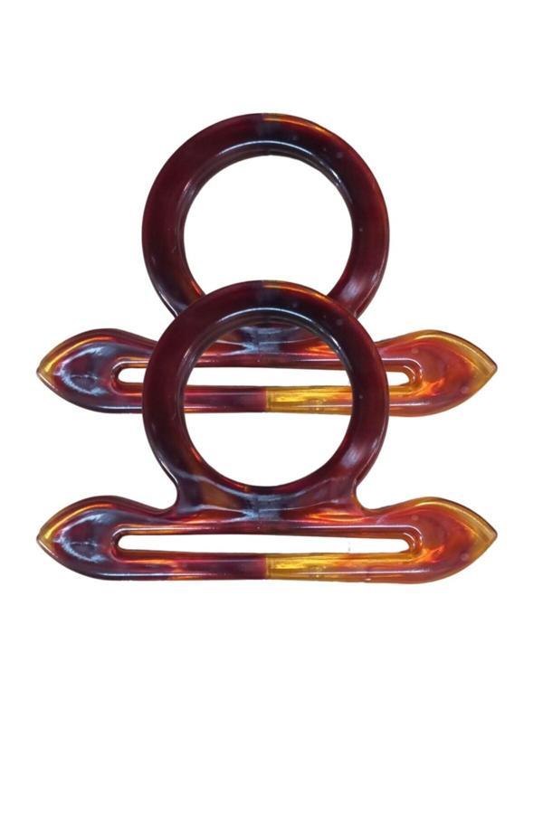 Asil Acar Home Çanta Sapı Çapa Model Kahverengi 18 Cm - Image 1