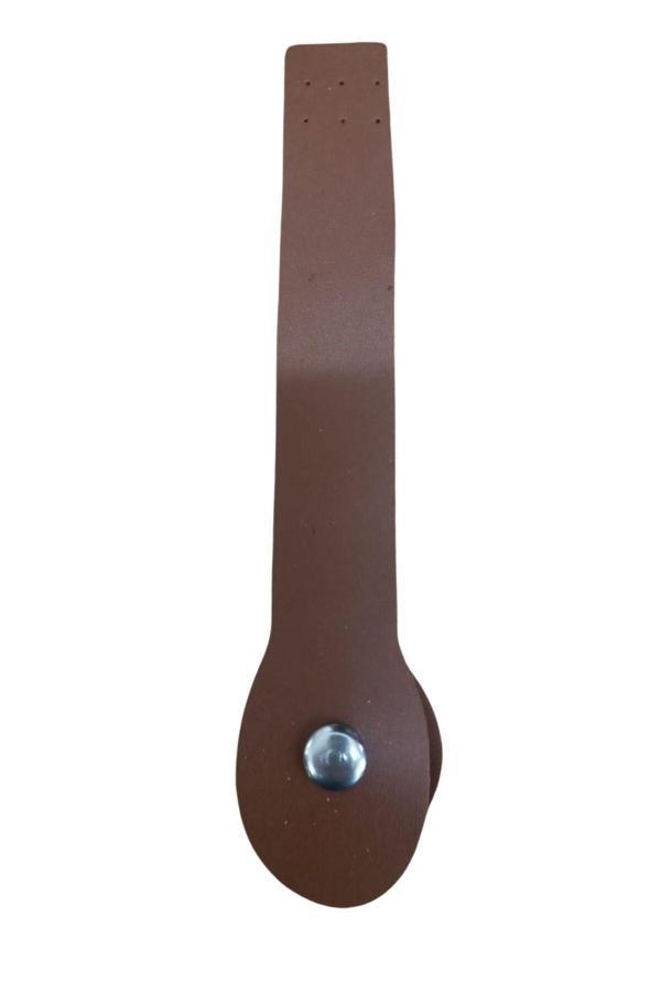 Asil Acar Home Derili Çanta Çıtçıtı Taba - Image 1