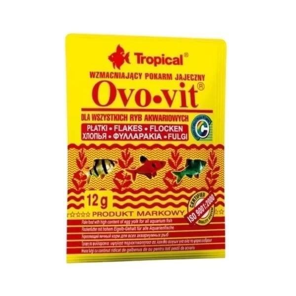 Tropical Ovo-Vit Yumurta Sarılı Vitaminli Pul Balık Yemi 50 Ml 12 Gr - Image 1
