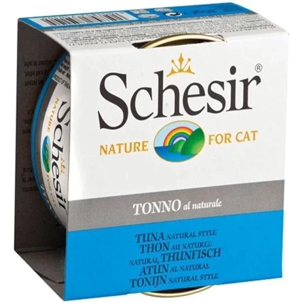 Schesir Ton Balıklı Naturel Konserve Kedi Maması 85 Gr - Image 1