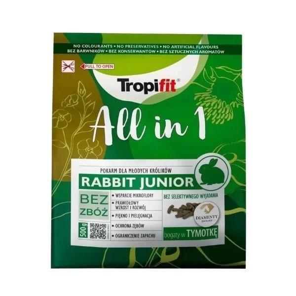 Tropifit All In 1 Tahılsız Yavru Tavşan Yemi 500 Gr - Image 1