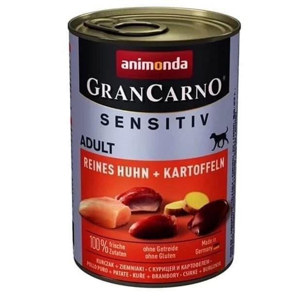 Animonda Gran Carno Sensitive Tavuklu ve Patatesli Yetişkin Köpek Konservesi 400 Gr - Image 1
