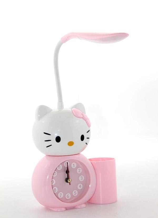 Hello Kitty Masa Lambası Saat Ve Kalemlik Alk2584 - Image 1