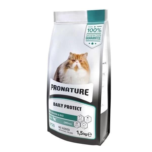 Pronature Adult Tavuklu ve Pirinçli Yetişkin Kedi Maması 1.5 Kg - Image 1