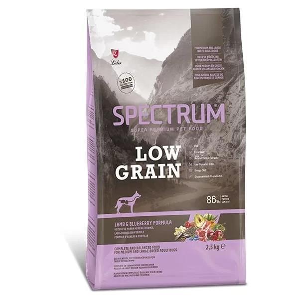 Spectrum Düşük Tahıllı Kuzulu ve Yaban Mersinli Orta ve Büyük Irk Yetişkin Köpek Maması 2.5 Kg - Image 1
