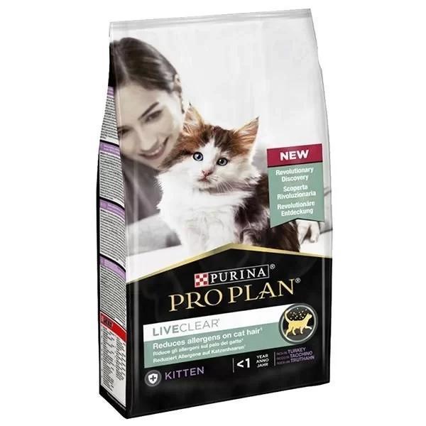 Pro Plan Liveclear Hindili Yavru Kedi Maması 1.4 Kg - Image 1