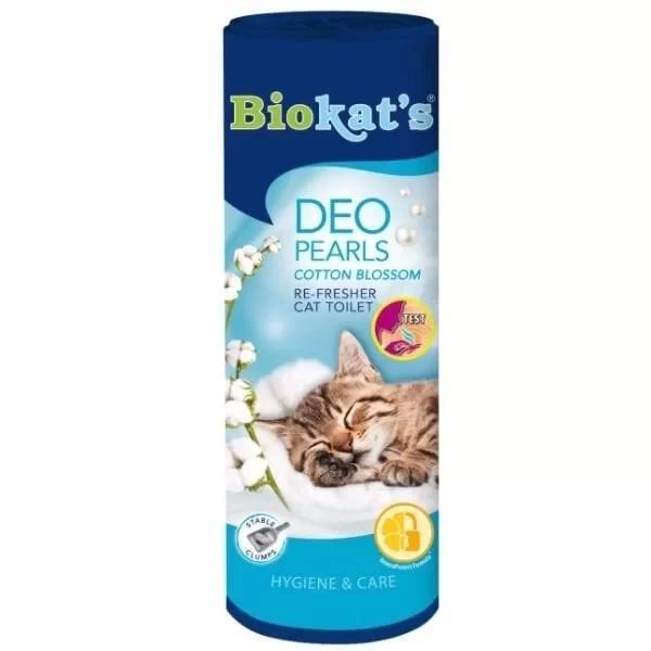Biokats Deo Pearls Kedi Kumu Parfümü Çiçek Kokulu 700 Gr - Image 1