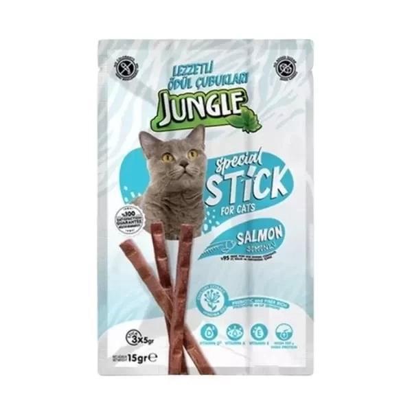 Jungle Somonlu Stick Kedi Ödülü 3 Adet 5 Gr - Image 1