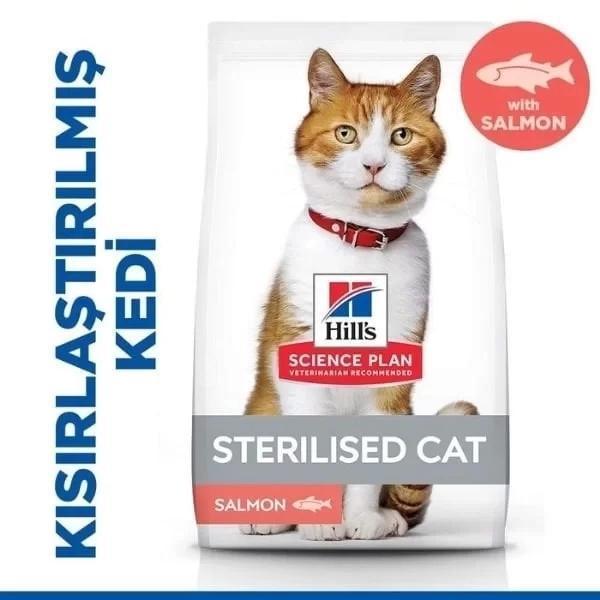 Hills Somonlu Kısırlaştırılmış Yetişkin Kedi Maması 1.5 Kg - Image 1