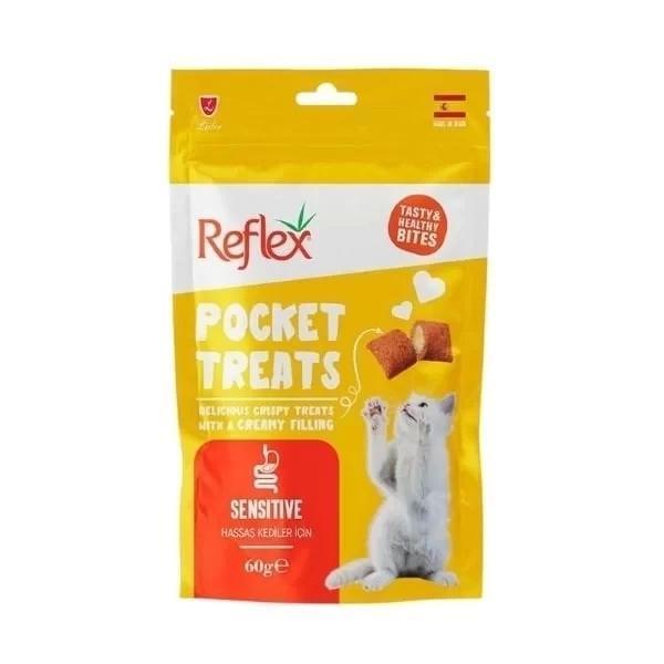 Reflex Pocket Treats Sensitive Kedi Ödül Maması 60 Gr - Image 1