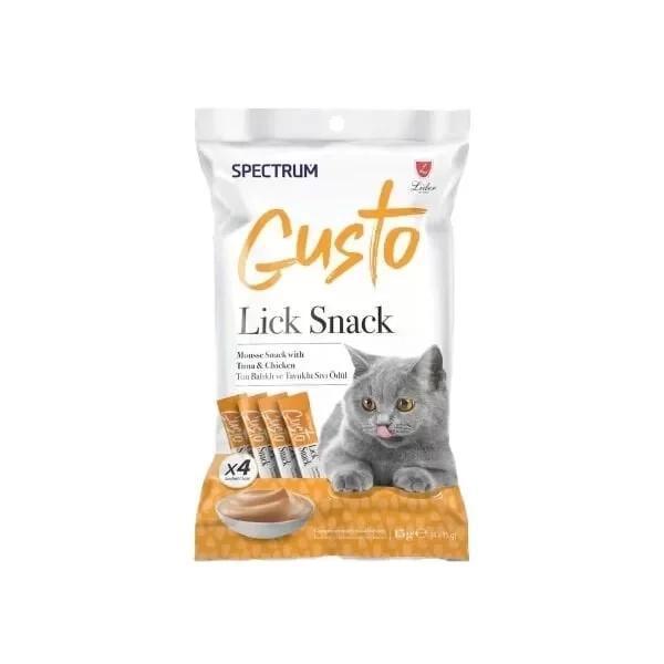 Spectrum Gusto Ton Balıklı ve Tavuklu Sıvı Kedi Ödül Maması 4x15 Gr - Image 1