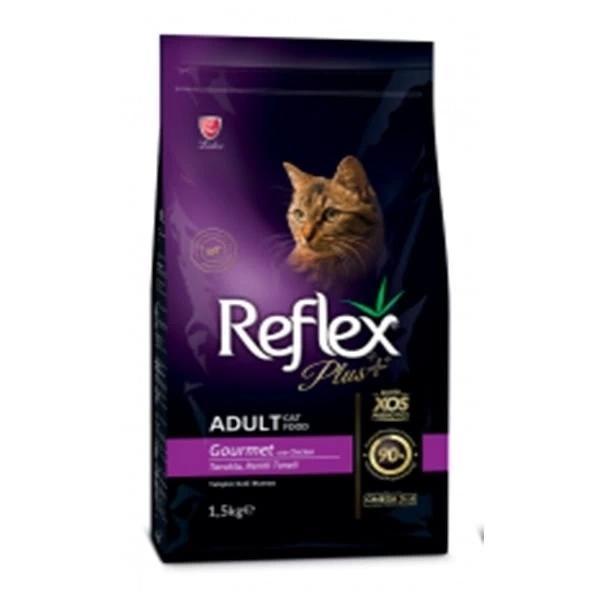 Reflex Plus Tavuklu Renkli Taneli Yetişkin Kedi Maması 1.5 Kg - Image 1
