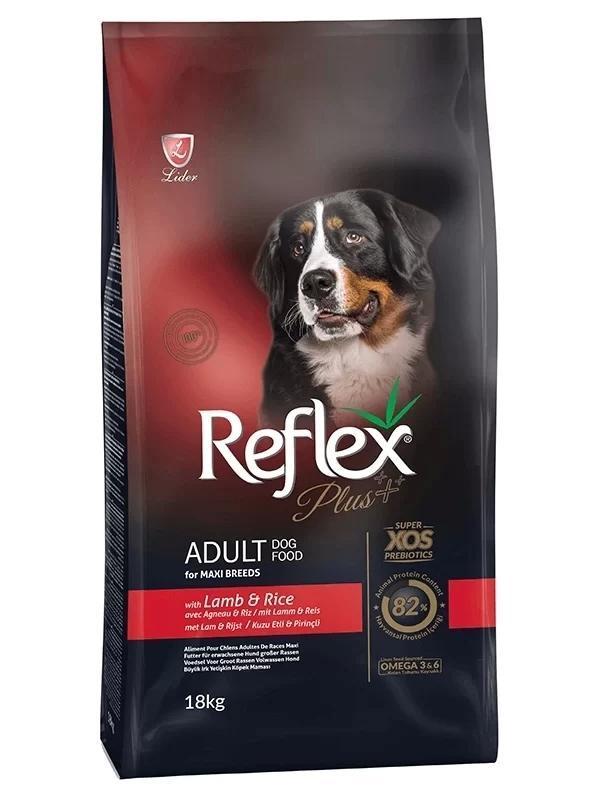 Reflex Plus Orta ve Büyük Irk Kuzu Etli Yetişkin Köpek Maması 18 Kg - Image 1