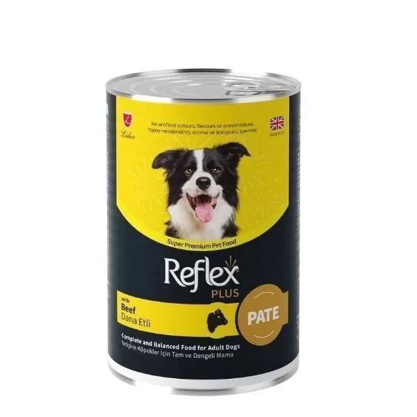 Reflex Plus Pate İçinde Dana Etli Yetişkin Konserve Köpek Maması 395 Gr - Image 1