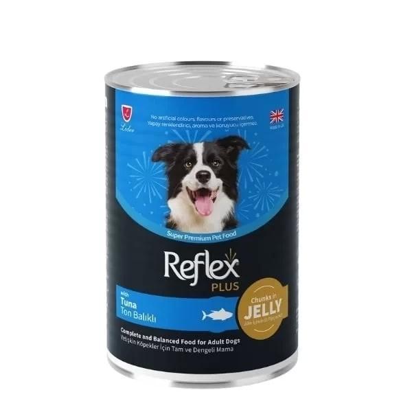 Reflex Plus Jöle İçinde Ton Balıklı Yetişkin Konserve Köpek Maması 400 Gr - Image 1