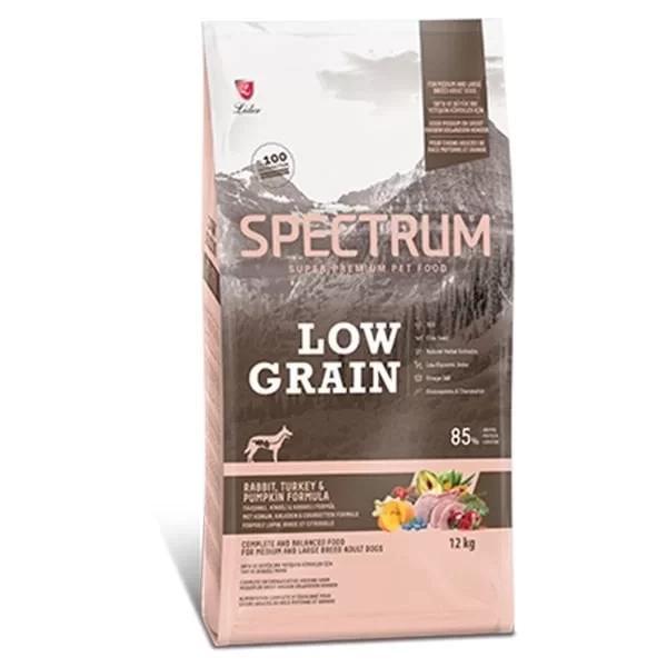 Spectrum Düşük Tahıllı Tavşanlı Hindili ve Bal Kabaklı Orta ve Büyük Irk Yetişkin Köpek Maması 12 Kg - Image 1