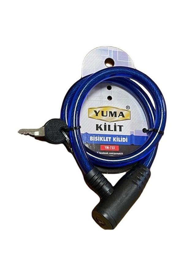 Yuma Ym-733 Mavi 65 Cm Bisiklet Kilidi - Image 1