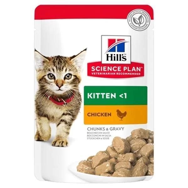 Hills Kitten Tavuklu Pouch Yavru Konserve Kedi Maması 85 Gr - Image 1