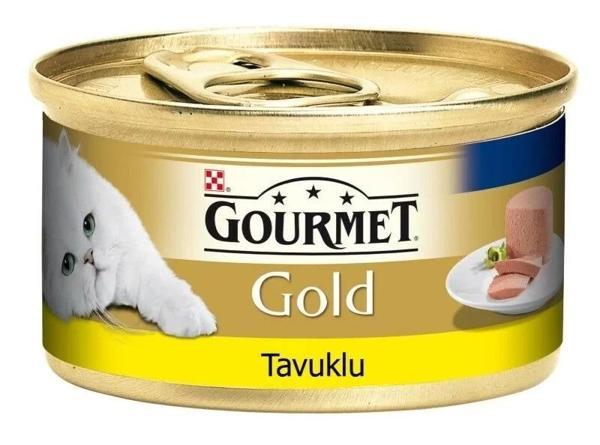 Gourmet Gold Kıyılmış Tavuklu Yetişkin Konserve Kedi Maması 85 Gr - Image 1
