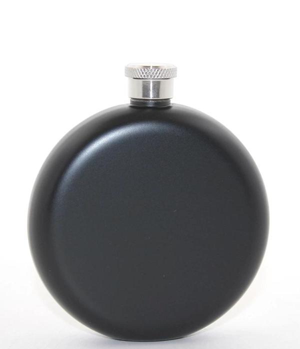Paslanmaz Çelik Yuvarlak 5 Oz Tekli Matara Alk2678 - Image 1