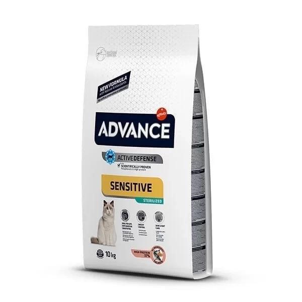 Advance Sensitive Somonlu Hassas Kısırlaştırılmış Kedi Maması 10 Kg - Image 1