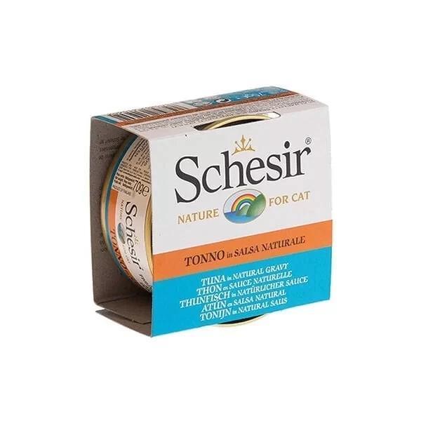 Schesir Broth Naturel Sauce Ton Balıklı Pouch Yetişkin Konserve Kedi Maması 70 Gr - Image 1