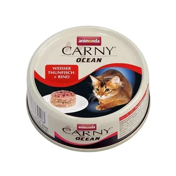 Animonda Carny Ton Balıklı ve Sığır Etli Konserve Kedi Maması 80 Gr - Image 1
