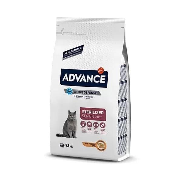 Advance Sterilised Senior +10 Yaş Kısırlaştırılmış Yaşlı Kedi Maması 1.5 Kg - Image 1
