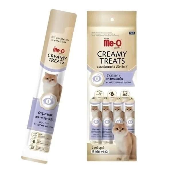 Me-O Gold Creamy Ton Balıklı ve Taurinli Sıvı Kedi Ödül Maması 4 Adet 15 Gr - Image 1