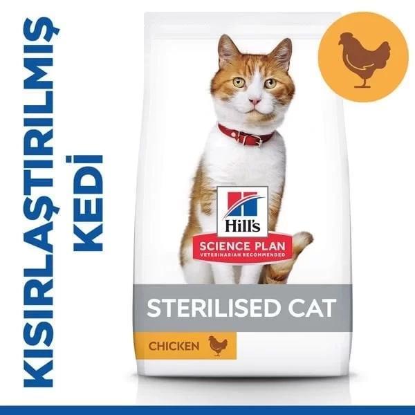Hills Young Sterilised Tavuklu Kısırlaştırılmış Kedi Maması 8+2 Kg - Image 1