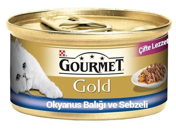Gourmet Gold Okyanus Balıklı Yetişkin Konserve Kedi Maması 85 Gr - Image 1