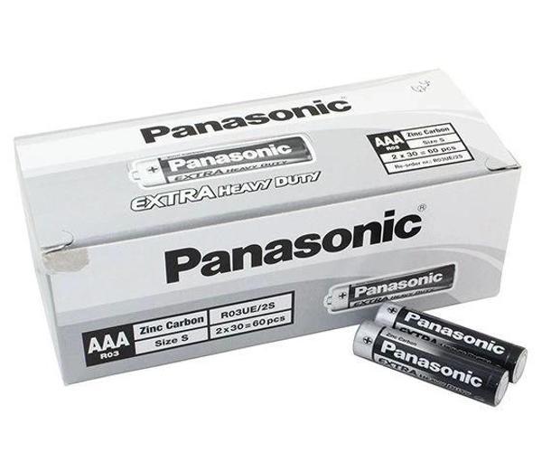 Panasonic Manganez İnce Kalem Aaa Pil 60'lı Paket - Image 1