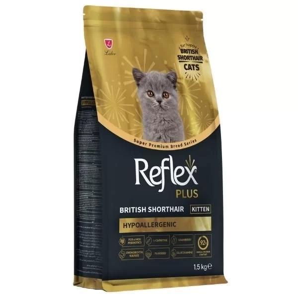 Reflex Plus British Shorthair Tavuklu ve Kızılcıklı Yavru Kedi Maması 1.5 Kg - Image 1