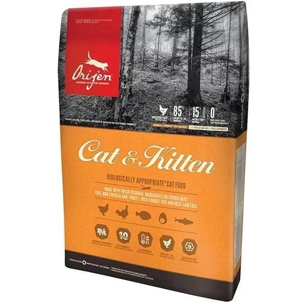 Orijen Kitten Tahılsız Tavuklu Yavru ve Yetişkin Kedi Maması 17 Kg - Image 1