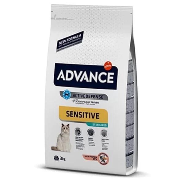 Advance Sensitive Somonlu Hassas Kısırlaştırılmış Kedi Maması 3 Kg - Image 1