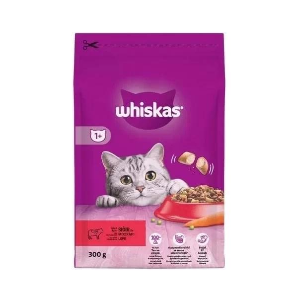 Whiskas Biftekli ve Havuçlu Yetişkin Kedi Maması 300 Gr - Image 1