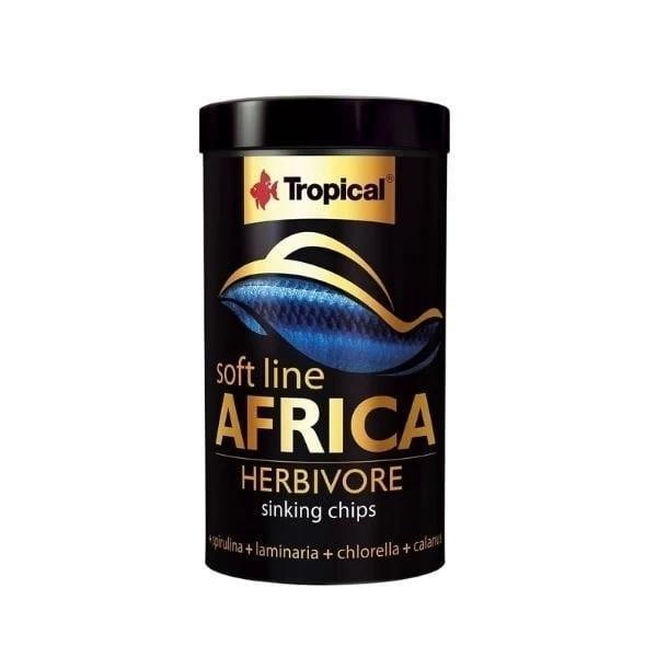 Tropical Softline Africa Herbivore Chips Otçul Afrika Balıkları için Yumuşak Taneli Balık Yemi Mediu - Image 1